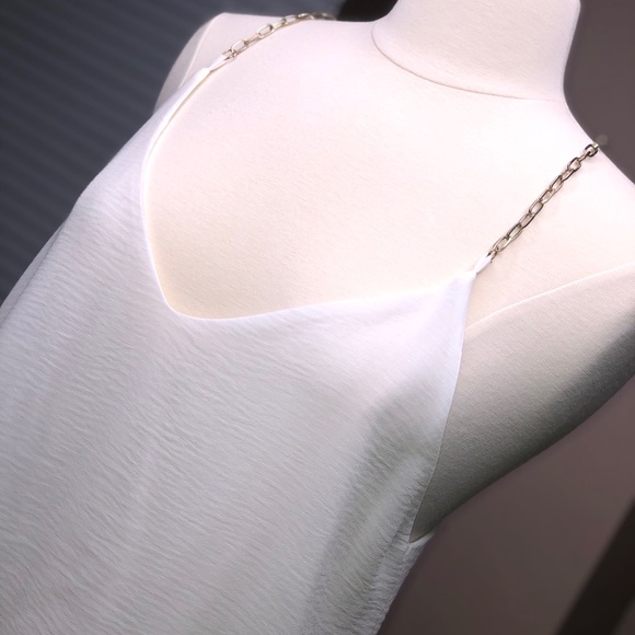 White sheer blouse - Picture 3 of 6